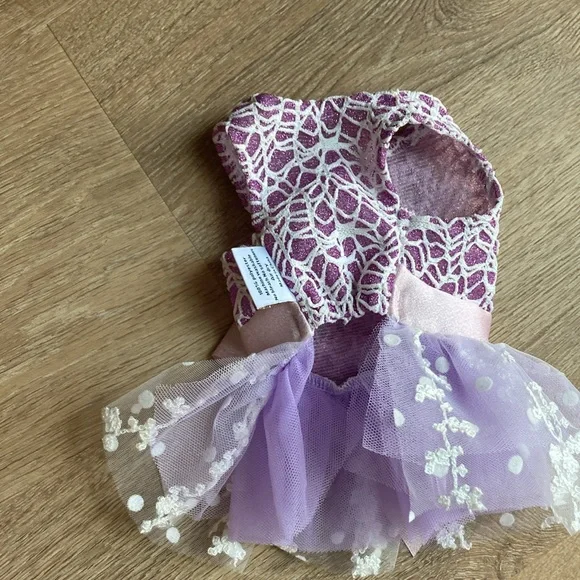 XXs purple doggy Easter dress NEW! - Picture 3 of 7